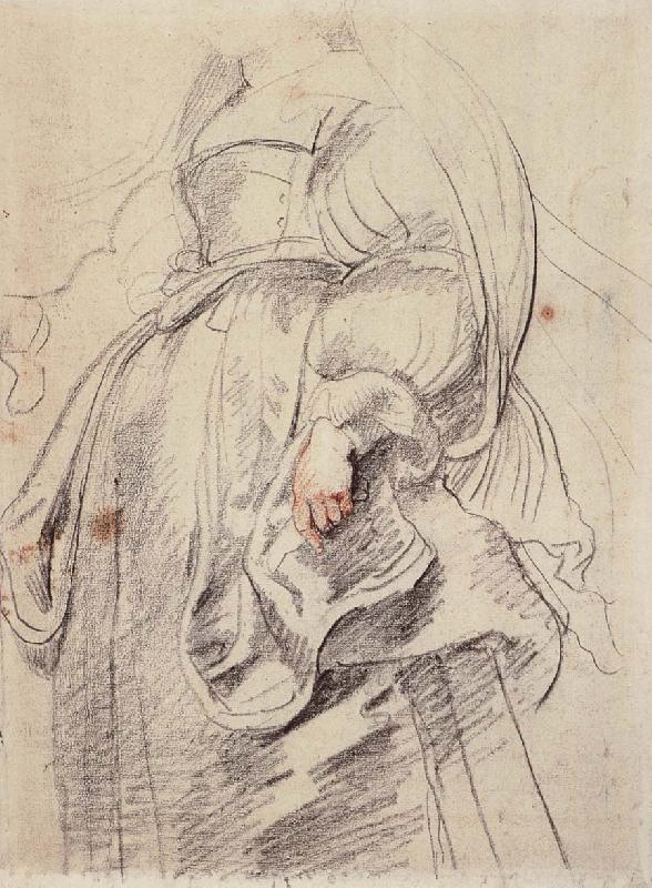 Peter Paul Rubens Girl sketch oil painting image